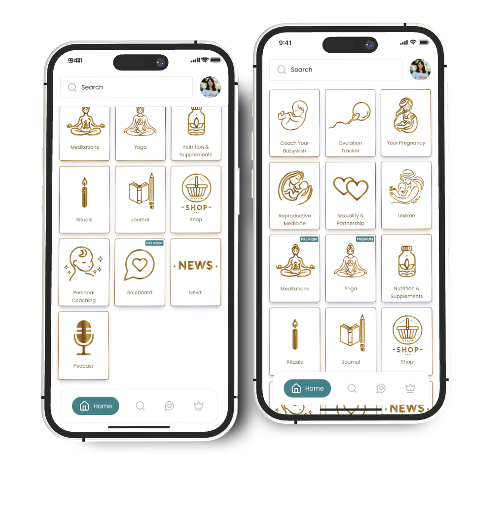 MyBabyWish App Kinderwunsch