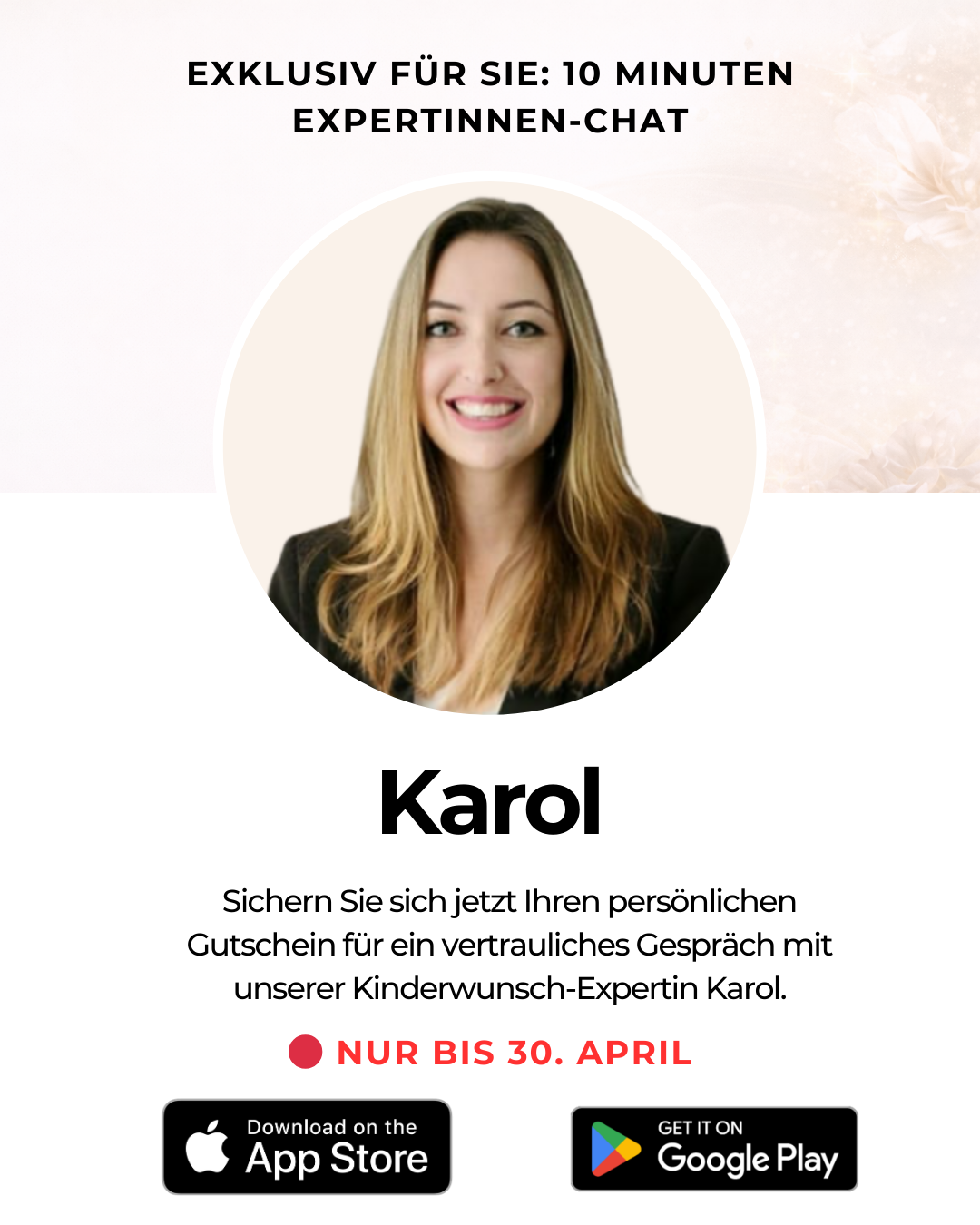 MyBabyWish Exklusiv für Sie: 10 Minuten Expertinnen-Chat